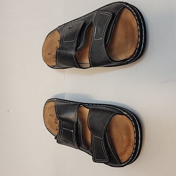 Finn Comfort Jamaica Silver Metallic Slide Sandals EUR 42 - Picture 2 of 11